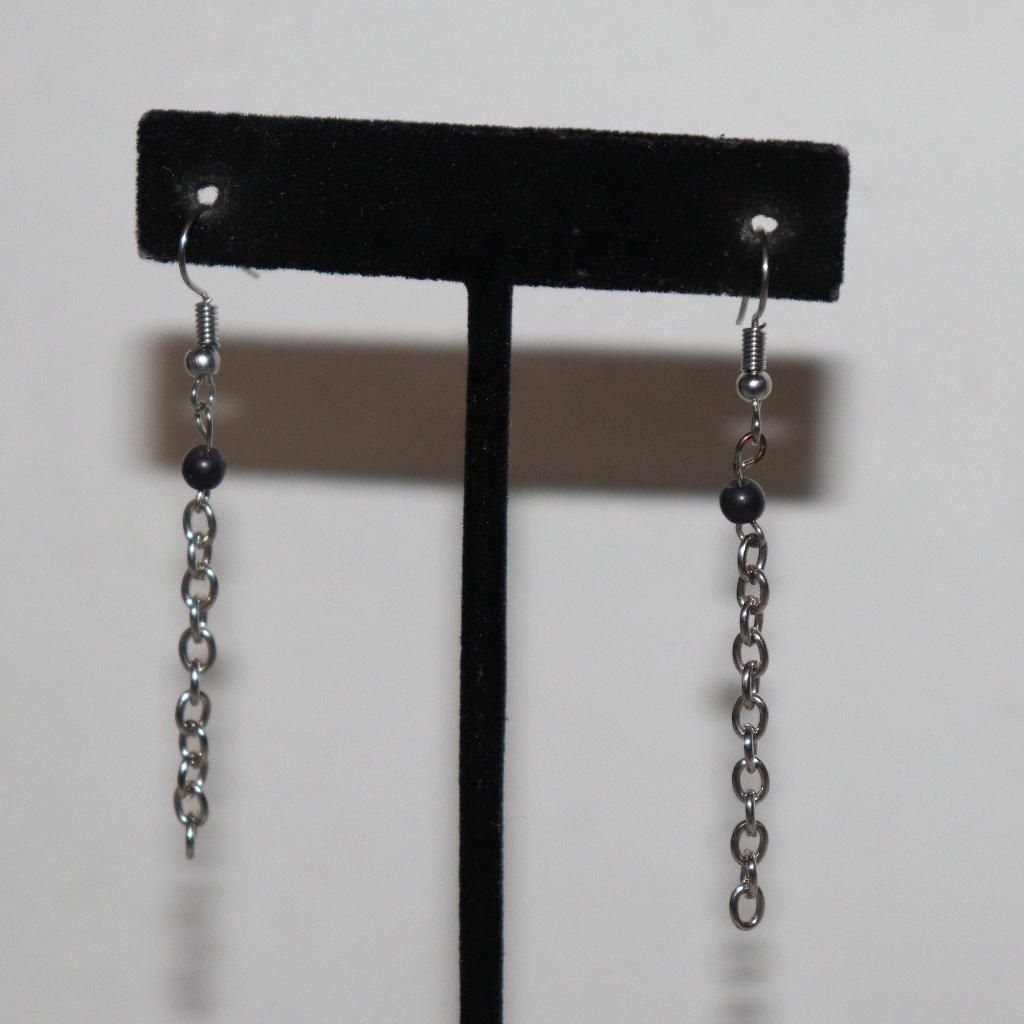 Beautiful Silver Dangling Chain Earrings 25 Minimalist Motion 10$